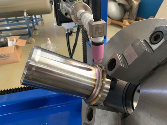 Auto Seam Welder Pipe Welding Machine with Customized Welding Diameter, 220V/380V Voltage, and TIG With Wire Feeding