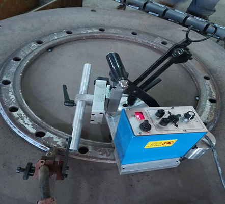 Chất lượng Flange To Plate MIG / MAG Máy kéo hàn Máy kéo dây chuyền hàn tự động nhà máy
